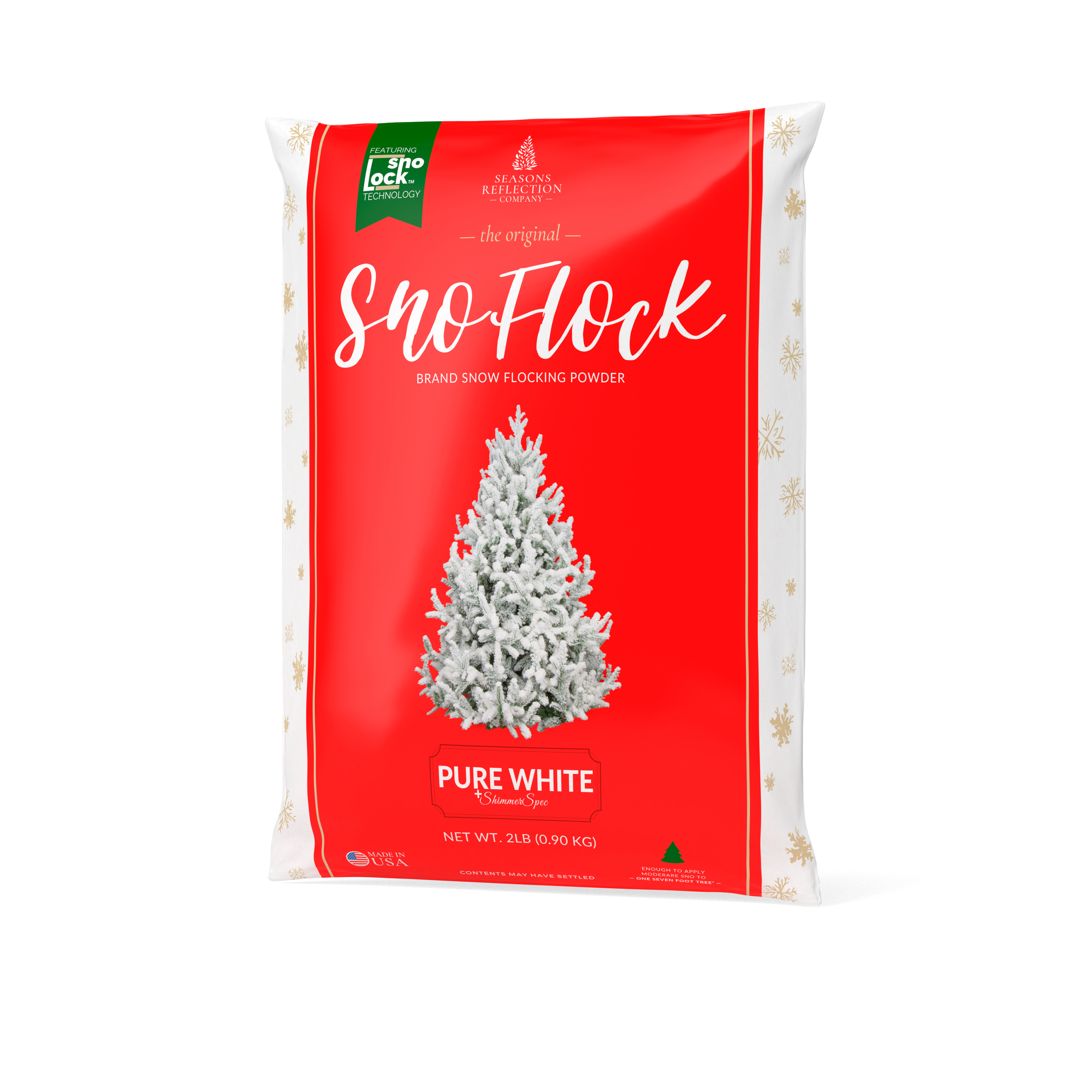 SnoFlock Premium Self-Adhesive Snow Flocking Powder