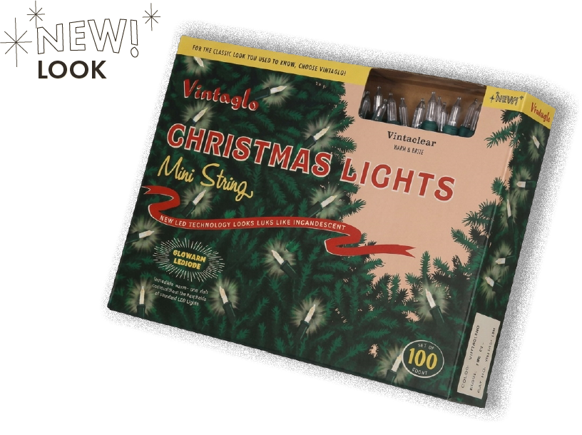 Vintaglo 100ct mini String LED Christmas Light Set