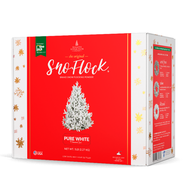 SnoFlock Premium, Genuine Original Snow Flocking Powder — 5 Pound Box [2.27kg] image 0